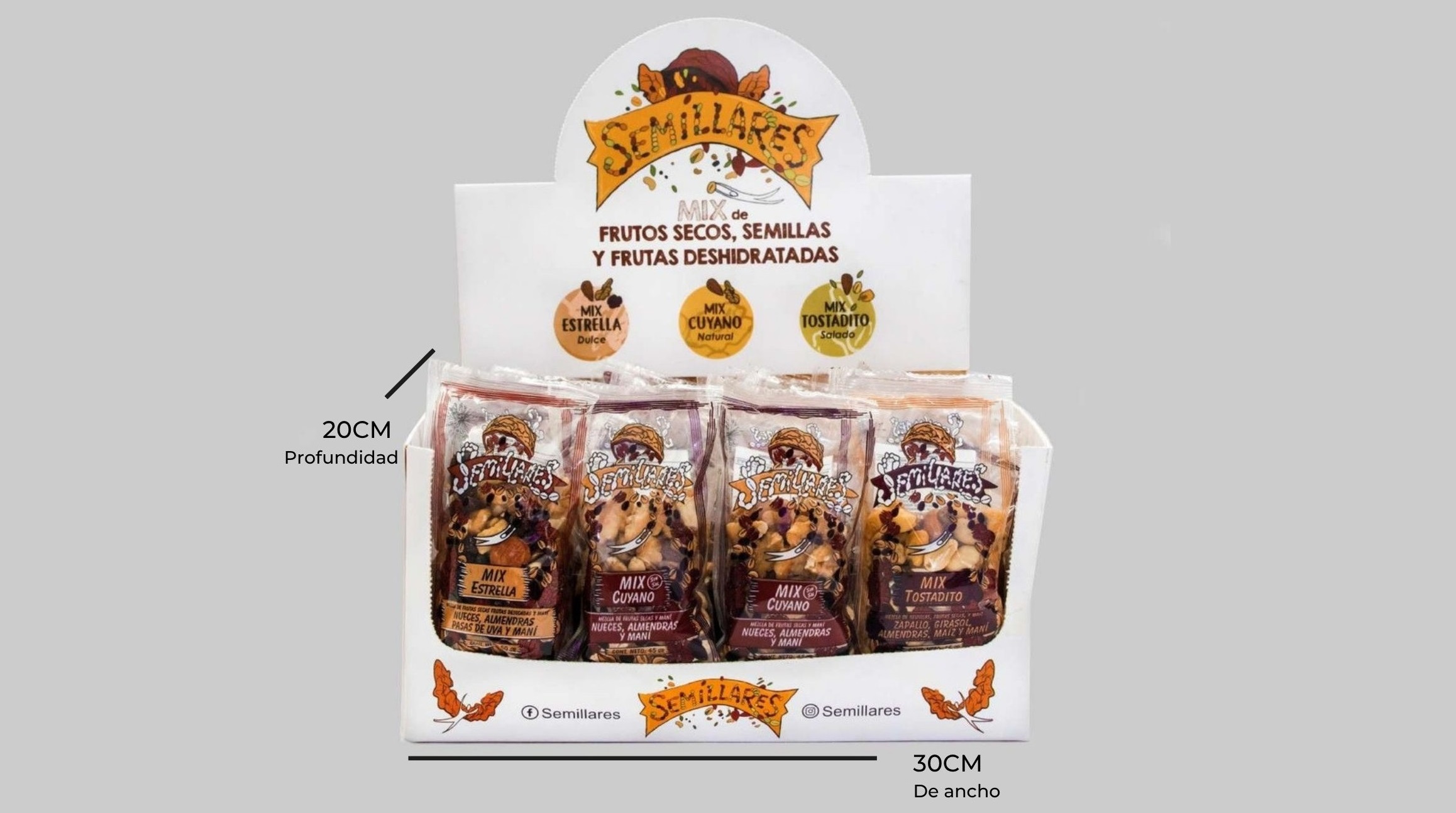 Maní Bañado Choco Semi amargo 100 gr - 10 Paquetes