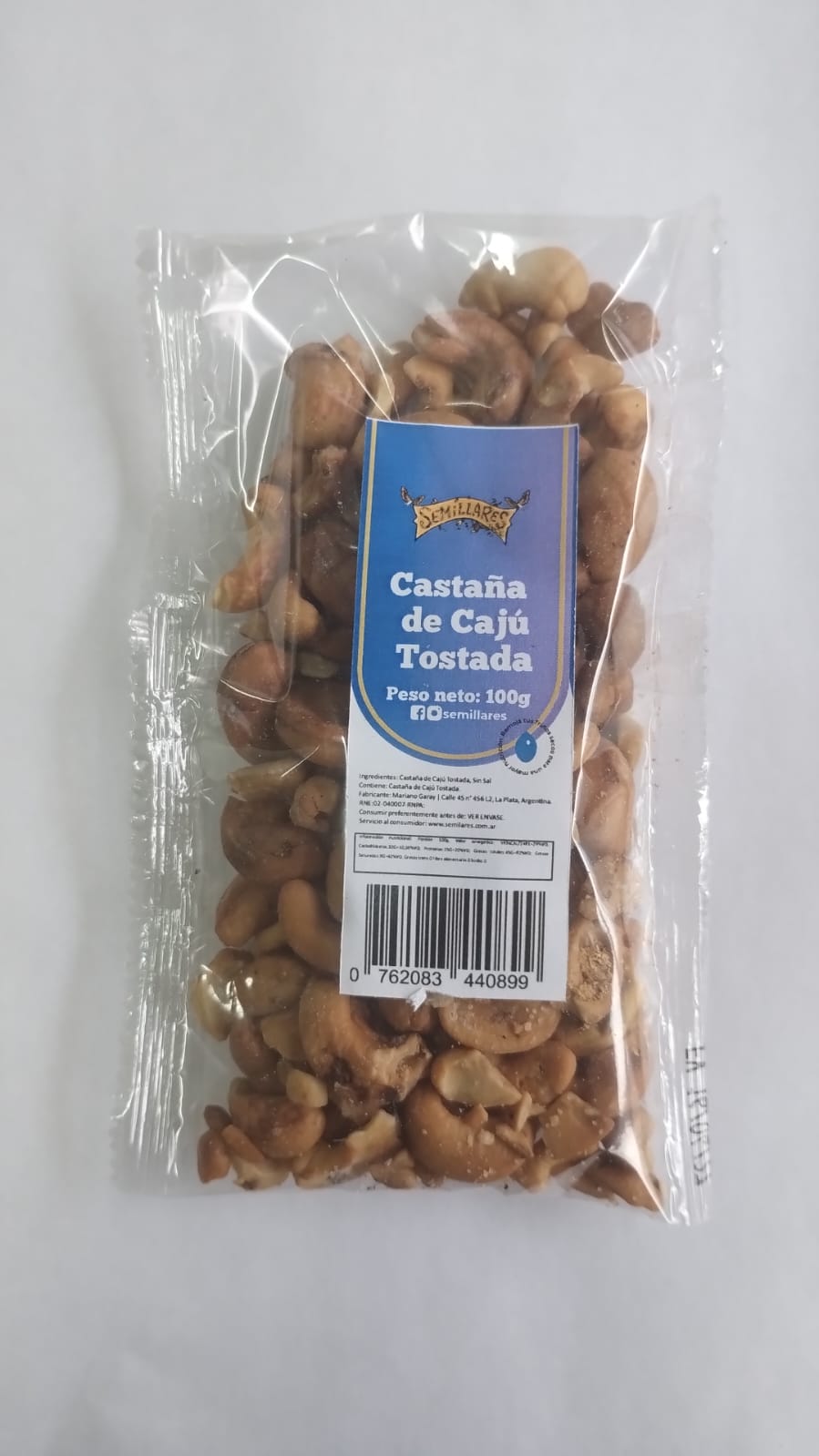 Castaña de Cajú tostada