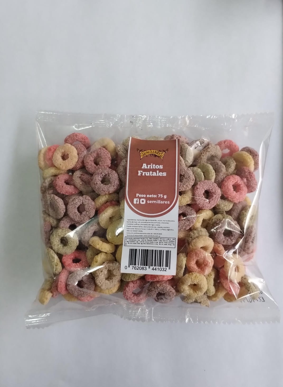 Aritos frutales 75 Gr
