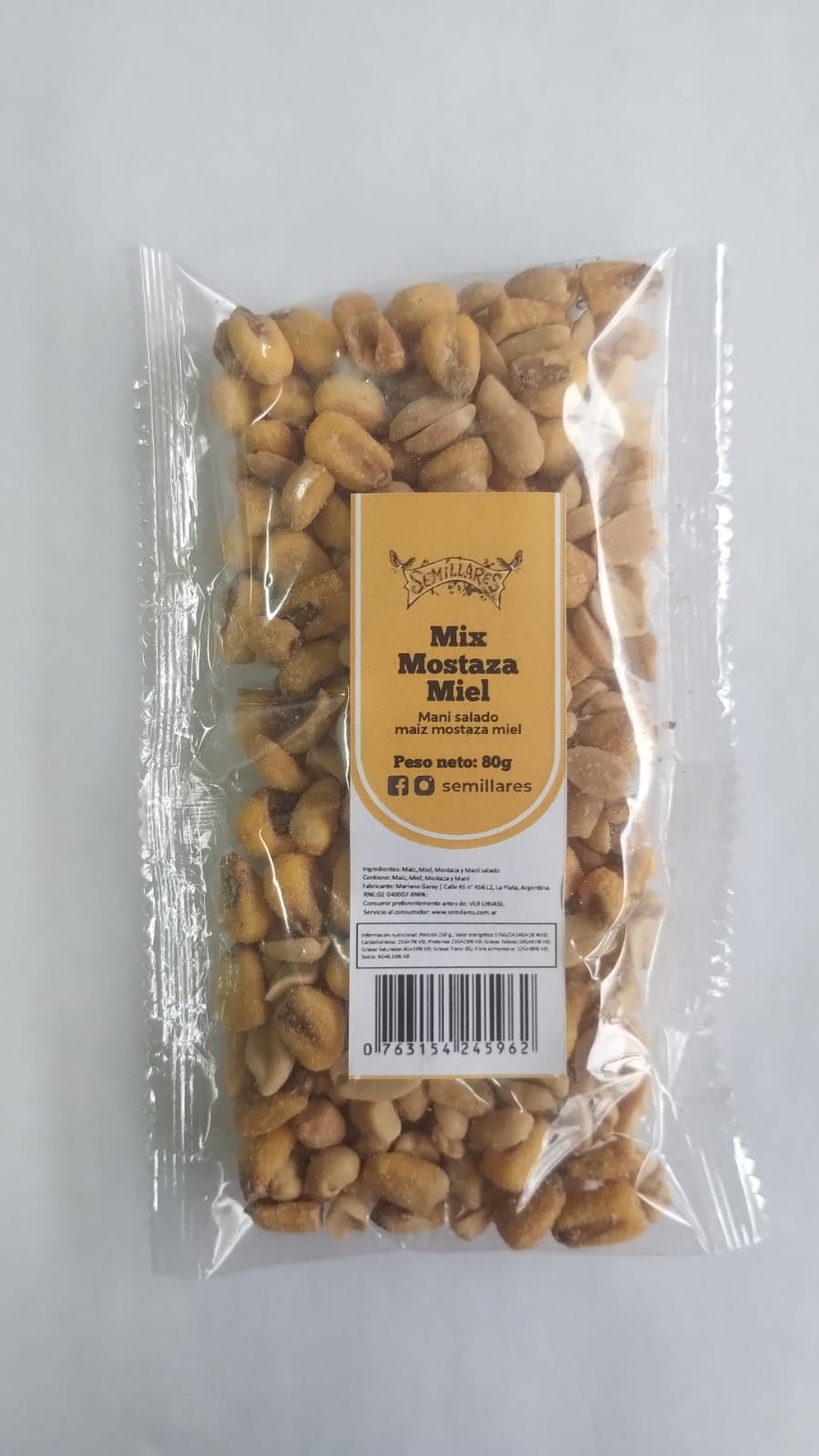 Mix Mani Mostaza Miel 80 Gr